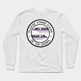 MonorailStandClearPurple Long Sleeve T-Shirt